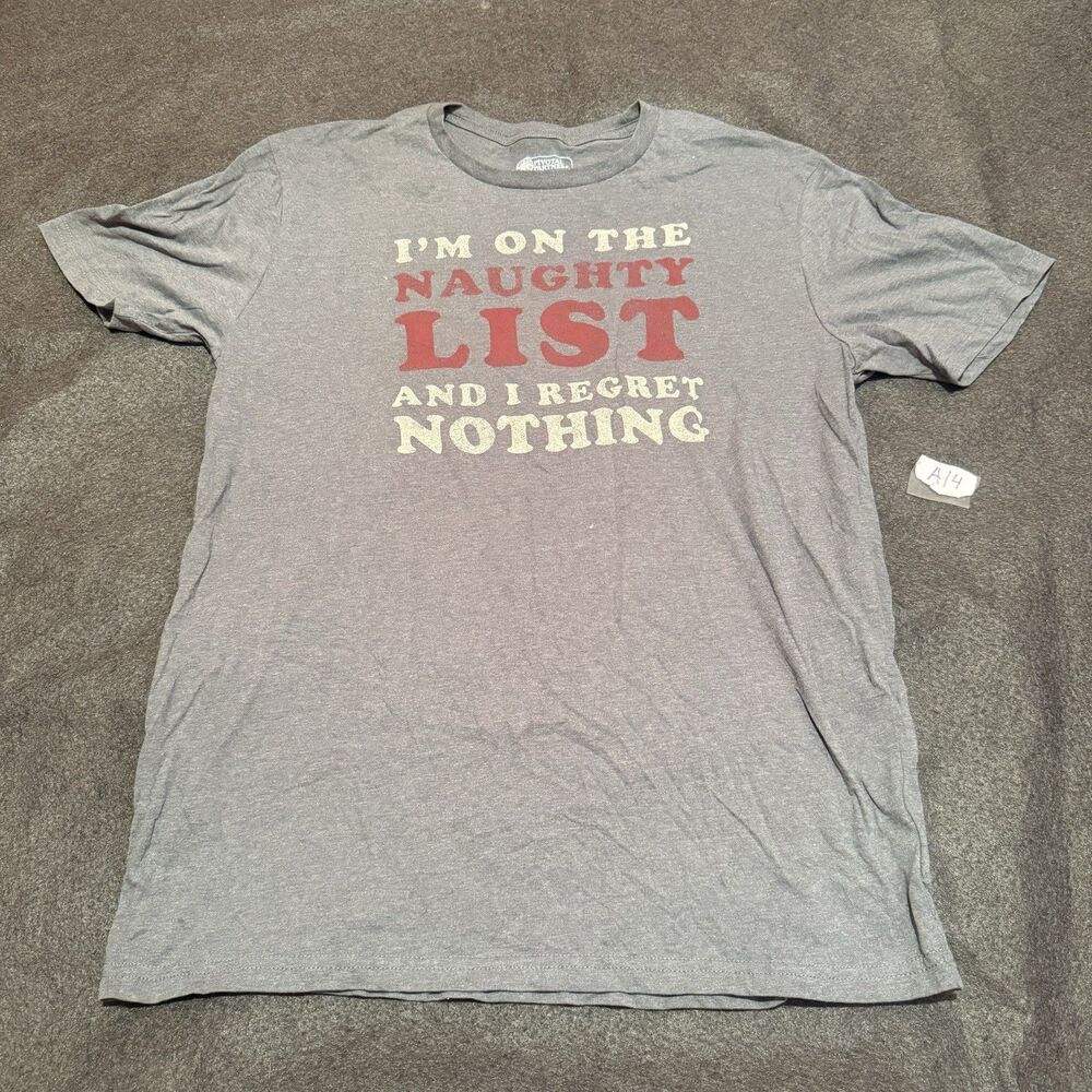 Pivotal Partners Mens TShirt L Large Gray Christmas Holiday Short Sleeve Tee